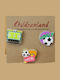 Childrenland Καρφίτσα 3τμχ