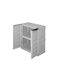 Double-leaf Plastic Outdoor Storage Cabinet 70x39x85cm