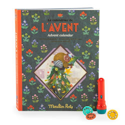 Calendar de Advent Lanternă 23 Discuri cu Povești Minouchkas Moulin Roty Calendar de Advent Lanternă 23 Discuri cu Povești Minouchkas Moulin Roty