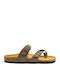 Leather Women's Anatomic Sandals Khaki
