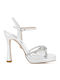 Leder Damen Sandalen Weiß