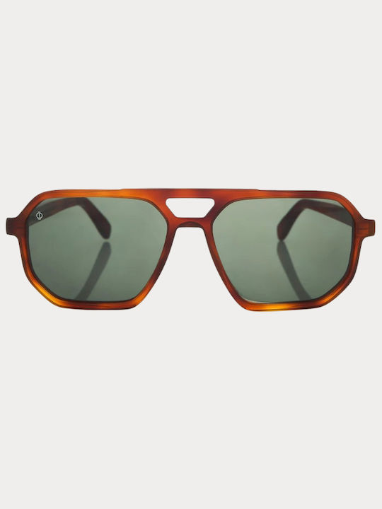 Faos Men's Sunglasses with Brown Tartaruga Frame and Brown Lens