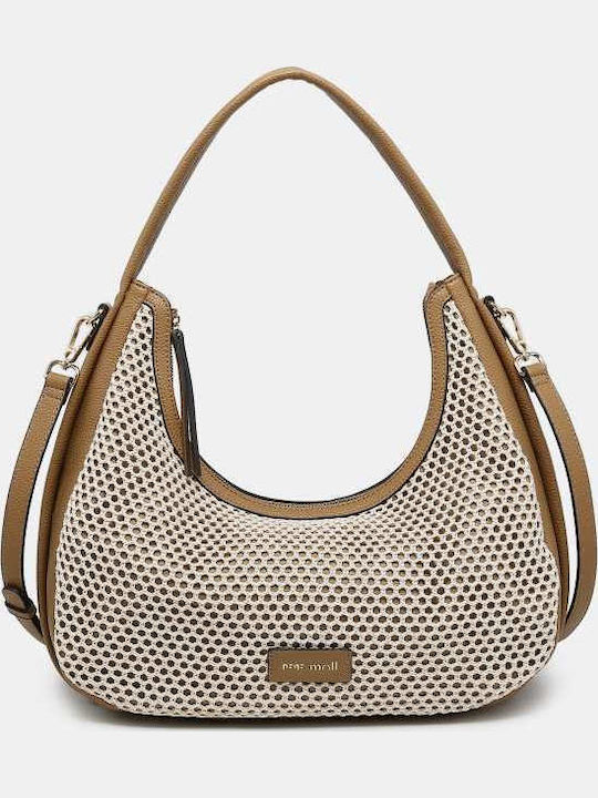 Straw Women's Shoulder Bag Beige