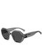 Kate Spade Ochelari De Soare Unisex Cu Ramă Neagră Din Plastic Și Lentile Negre KS-FLYNNIE/G/S-1EI