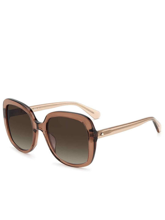 Kate Spade Unisex Ochelari De Soare Cu Ramă Din Plastic Gri Și Lentile Gri Ks-Wenona-2/G/S-C9B