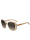 Kate Spade Unisex Ochelari De Soare Cu Ramă Bej Din Plastic Și Lentile Bej Degrade KS-WENONA-2/G/S-2T3