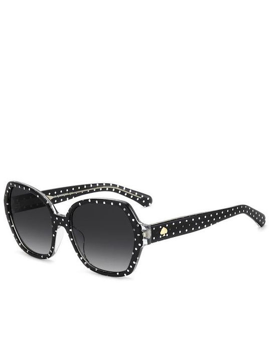 Kate Spade Ochelari De Soare Unisex Cu Ramă Neagră Din Plastic Și Lentile Degrade Negre KS-LAYNE-2/G/S-7RM