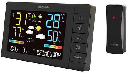 Sencor SWS 4440 Kabelloser Wetterstation Digital Tischplatte