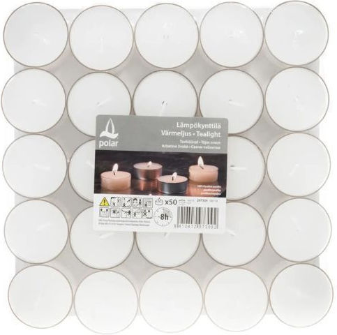 Polar Tealights with Aromatic 50 Pieces Polar Tealights with Aromatic 50 Pieces