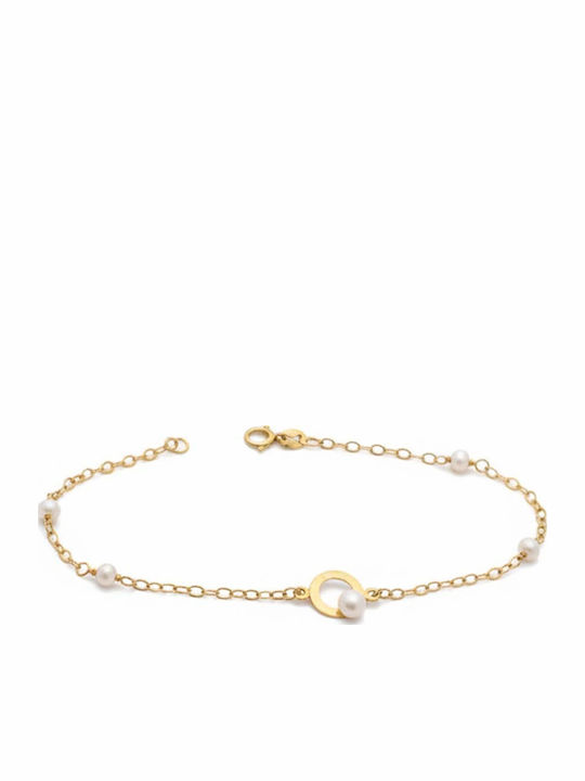 Gatsa Women's 14K Gold Bracelet with Pearls