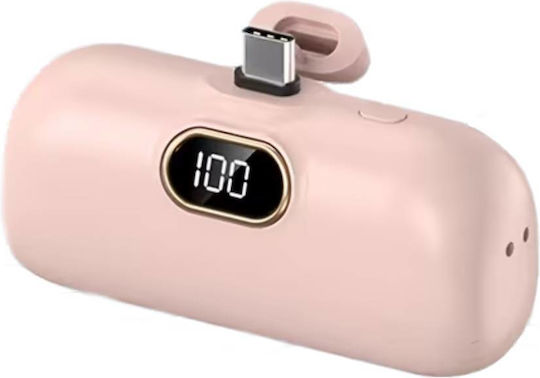 Hinne USB-C Power Bank 5000mAh Rosa