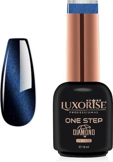 Luxorise One Step Ojă Pentru Unghii Cu Gel Midnight Magnet Ochi De Pisică 10ml