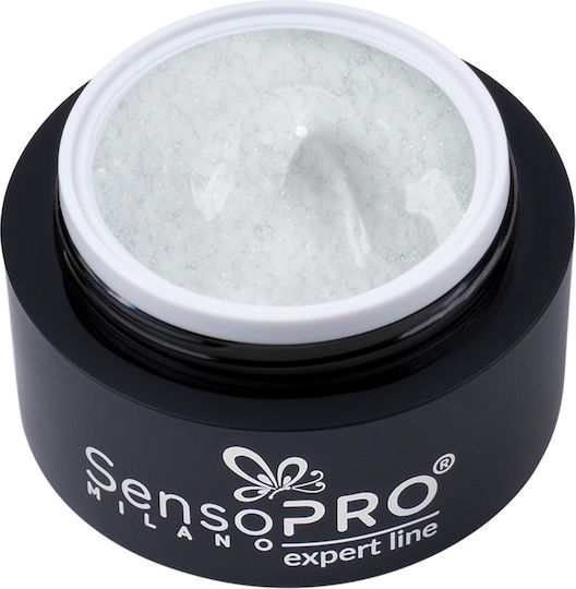 Expert Line Gel De Construcție Unghii Confetti Mat Sensopro Milano Bumbac 15ml