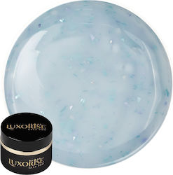 Gel Uv Pentru Construcția Unghiilor Revoflex Glitz Luxorise 15ml Aqua Glitz