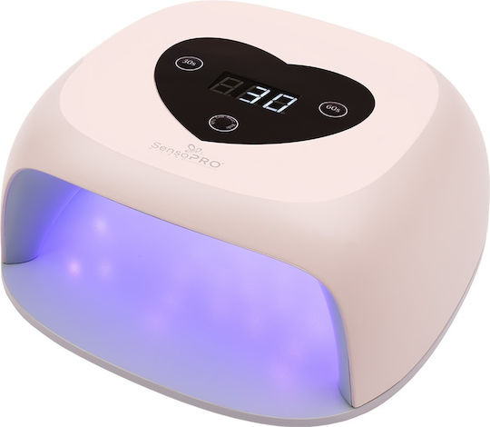 Lampă Unghii UV LED 48W Love Cure Pro SensoPro Milano Roz