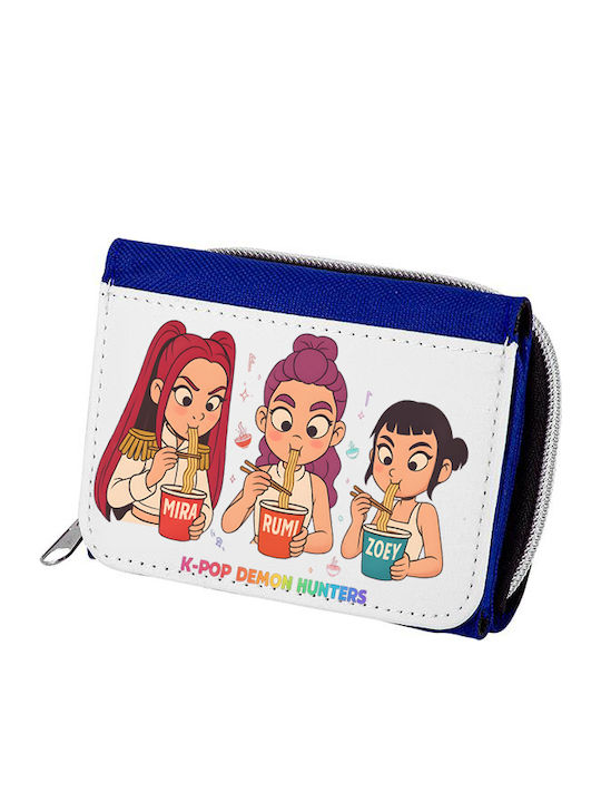 Photoretous Huntrix Kids Wallet with Zipper Navy Blue PHRT-TEX-1025-HUNTRIX25