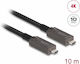 DeLock Active Optical Cable HDMI male - HDMI male 10m Μαύρο