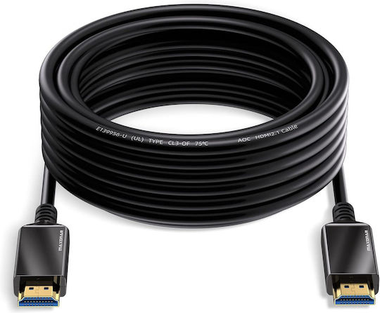 HDMI-Kabel 2.1 Optisches Glas 8K 15 M 48 Gbps Earc Ps5 Xbox