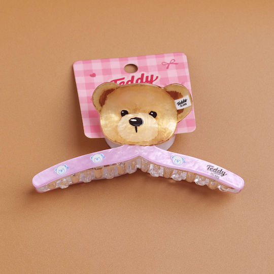 Teddy Island Series – Ακρυλικό Κλάμερ Μαλλιών Σχήμα Αρκουδάκι