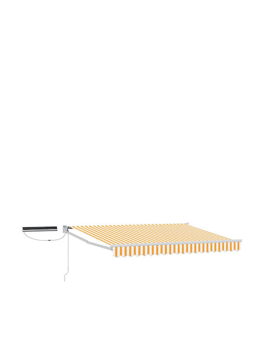 vidaXL Terrace Tent Yellow 3.5x2m