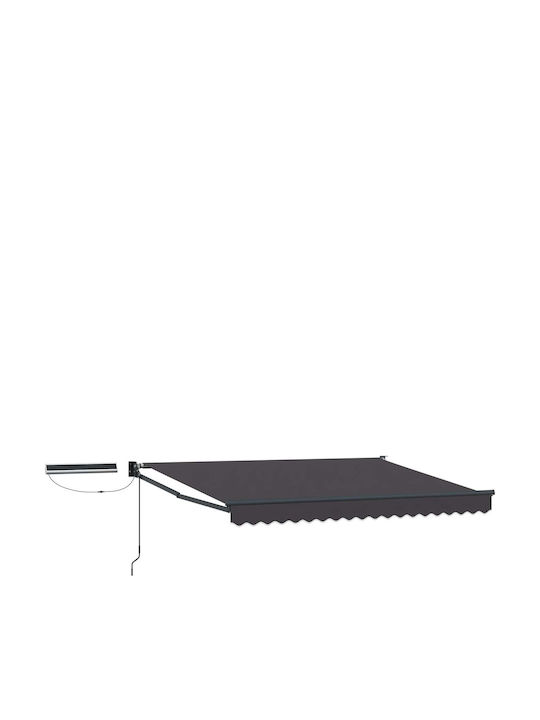 vidaXL Τέντα Βεράντας Γκρι 3.5x2m