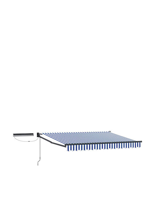 vidaXL Τέντα Βεράντας Μπλε 3x2.5m