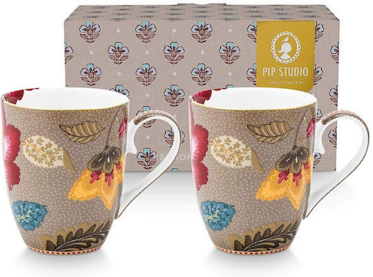 PiP Studio Porcelain Multicolour Mug 450ml