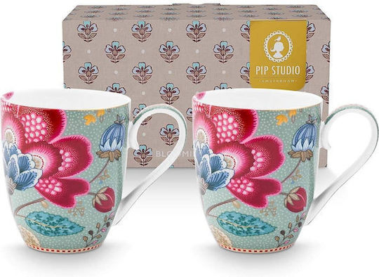 PiP Studio Mehrfarbige Porzellan Tasse 450ml