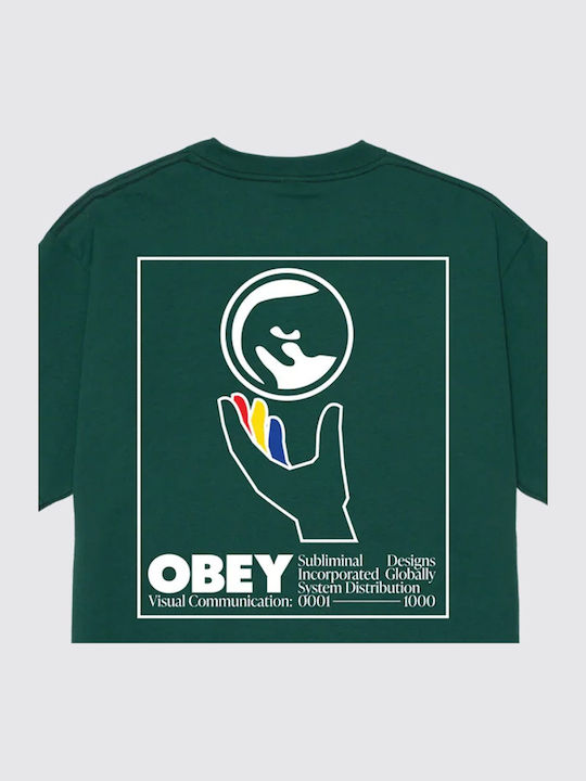 Obey Tricou Rainforest Verde