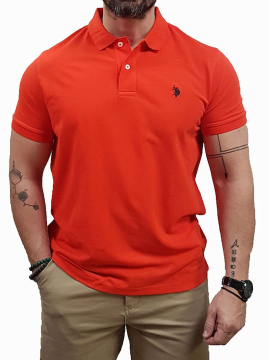 U.S. Polo Assn. Pique Polo Short Sleeve Blouse ...