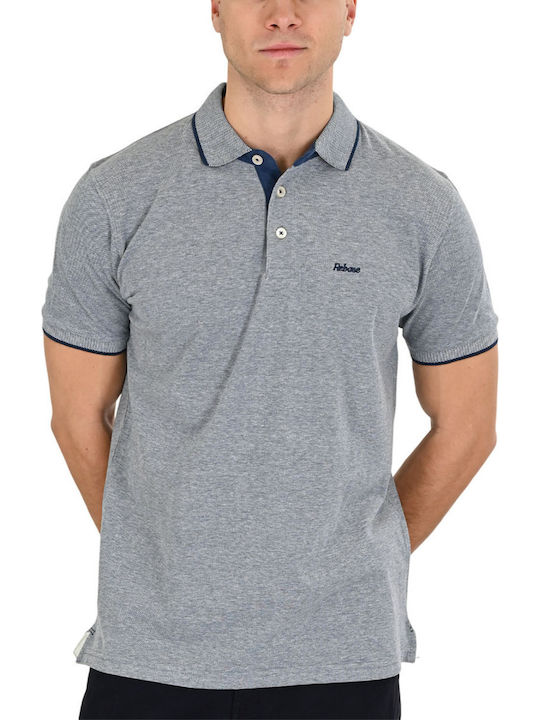Rebase Polo Short Sleeve Blouse Raf Melange