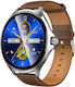 Hoco Y39 Smartwatch (Ασημί/Καφέ)