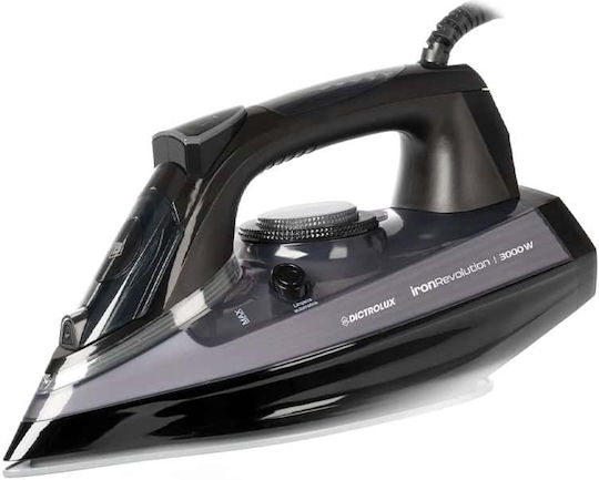 DictroLux Steam Iron 3000W with Ceramic Plate