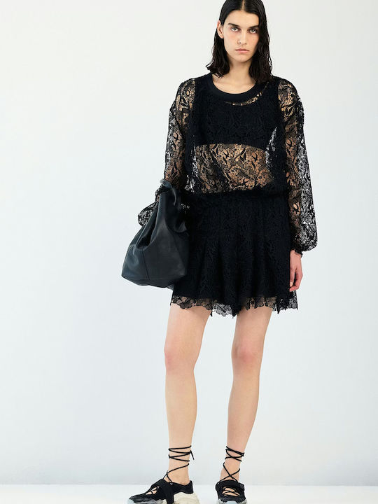 High Everyday Couture Black Blouse