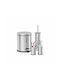 Foxmag24 Badezimmerzubehör-Set Inox Grau