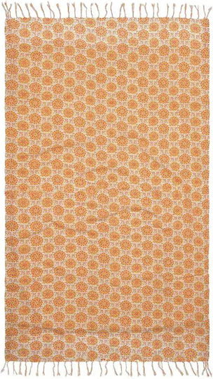 Ble Resort Collection Beach Towel Cotton Orange 180x100cm
