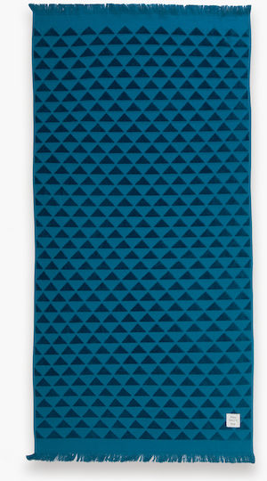 Nef-Nef Homeware Virago Blue 160x80cm Beach Towel