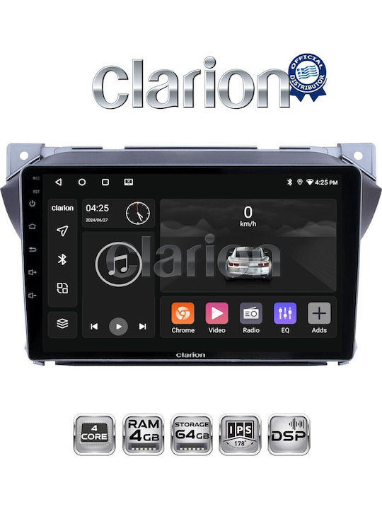 Clarion Auto-Audiosysteme für Suzuki Alto Nissan Pixo 2009>2013 Bluetooth USB Eingebautes Wi-Fi GPS Apple CarPlay Android Auto