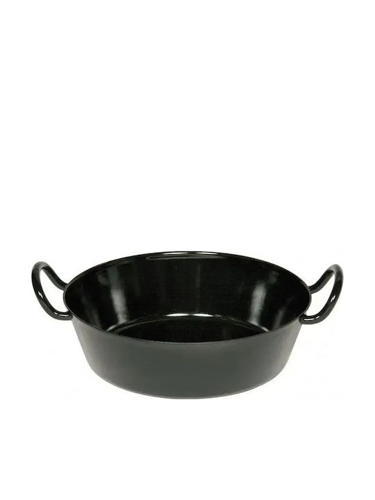Riess Riess Stahl Saganaki mit Emaille Innenbeschichtung 20cm