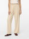 Carmen Damen Stoff Capri Hose in Breit Bein Stil Silber Lining