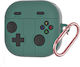Silicone Case With Hook In Green Colour For Galaxy Buds4 / 4 Pro