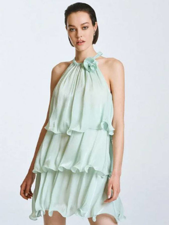 Summer Mini Dress for Wedding Christening Mint