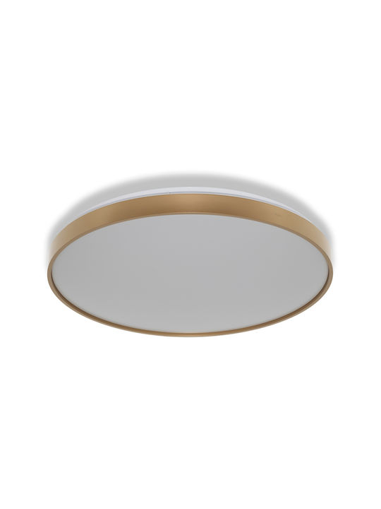 Osram Πλαφονιέρα Οροφής Χρυσή με Ενσωματωμένο LED