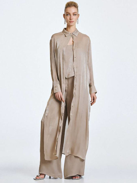 Midi Evening Dress Grege