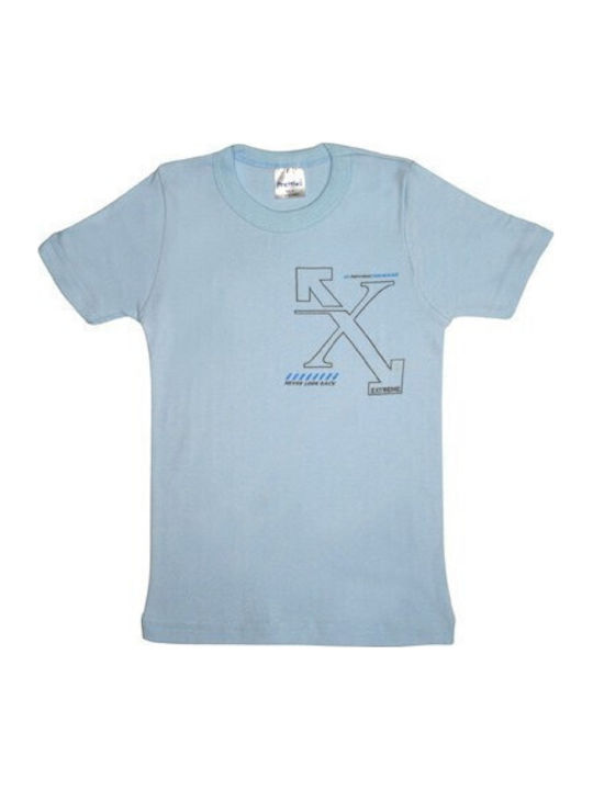 Kids Short-Sleeved Blouse Extreme Blue