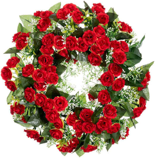 Iliadis Dekorative Künstliche Blumen & Pflanzen Krone aus Rotem Rose Iliadis