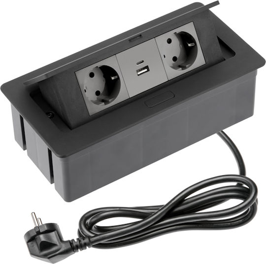 Gtv Bandă de Alimentare cu USB-A și Cablu de 1.5m