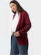 Women's Knitted Cardigan Red
