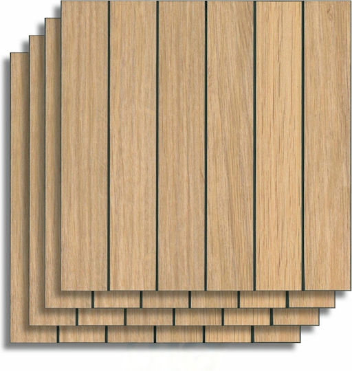 Autocolant Decorativ Plăci De Faianță 4 Bucăți 25x25 Cm Douceur d'Intérieur