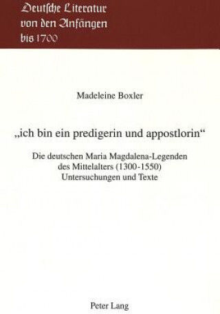 Â«ich Bin Ein Predigerin Und Appostlorinâ»